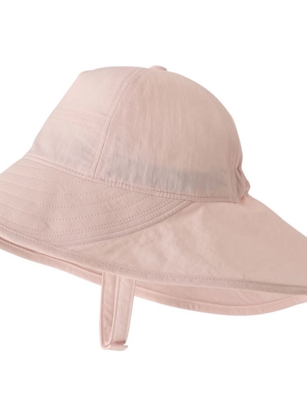 Patagonia Kids Pale Pink Sun Hat with Chin Straps